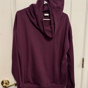 ZYIA Active Deep Purple cowl neck Hoodie BRAND NEW